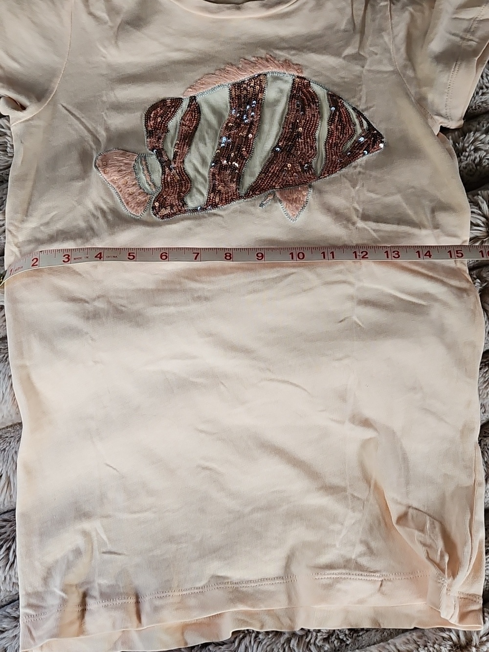 J.Crew Sequin Tee - Picture 5 of 7
